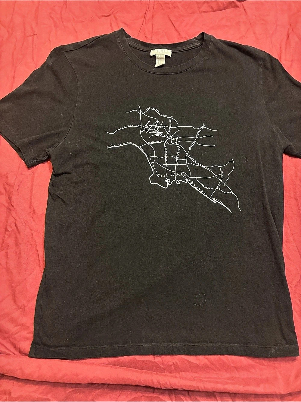 Forever 21 Graphic Short Sleeve Tee in Black